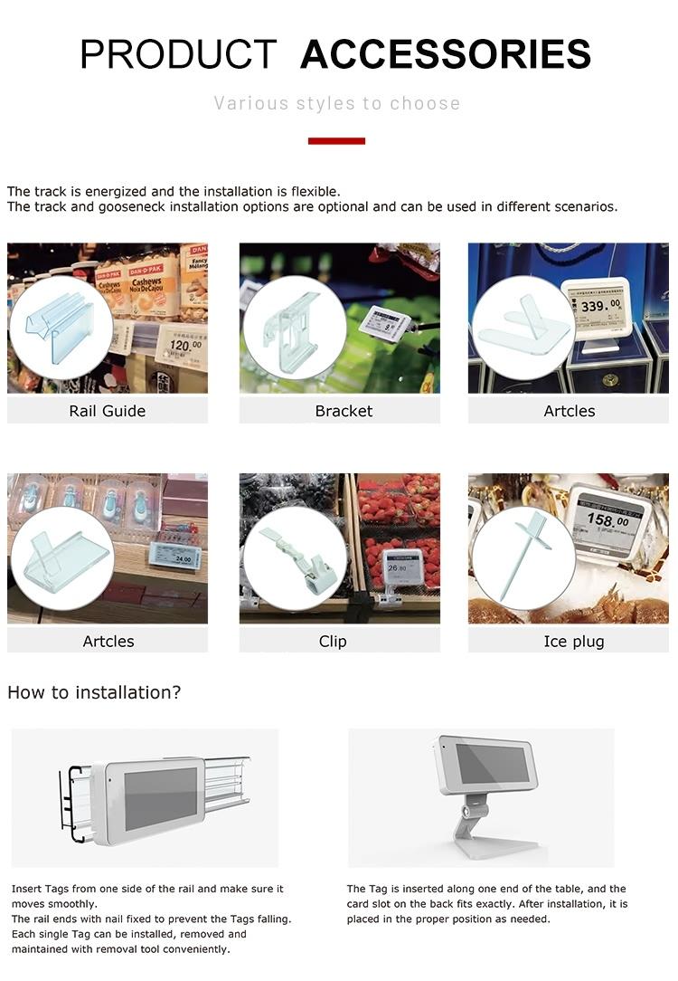 ESL accessories - Electronic Shelf Labels digital price tags